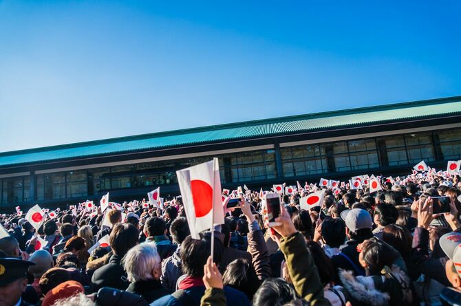 2014年1月2日の新年一般参賀にて