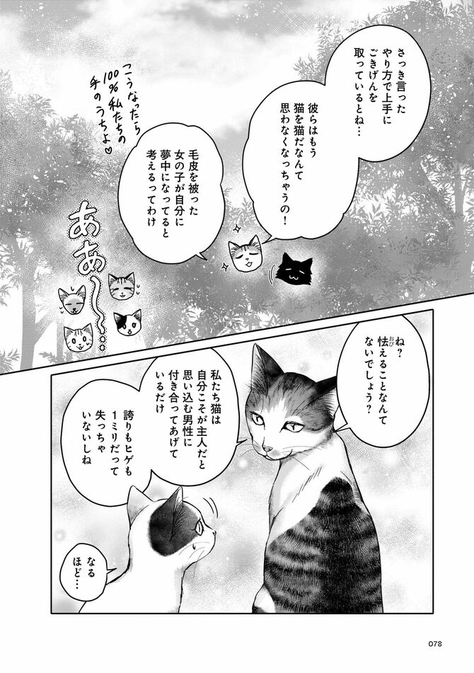 コミック『猫語の教科書』©沙嶋カタナ、ポール・ギャリコ／KADOKAWA