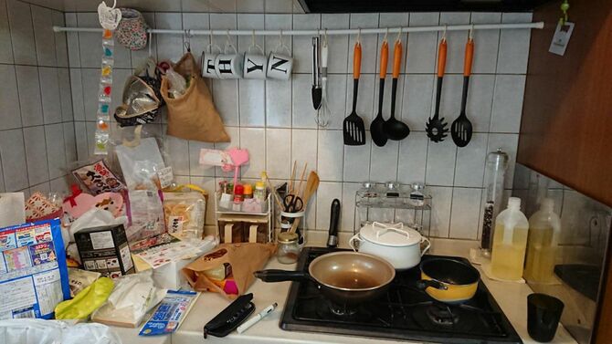 あるご自宅の場合（片づける前）。