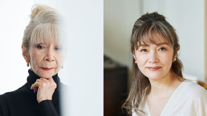 川邉サチコさん（左）、美木ちがやさん
