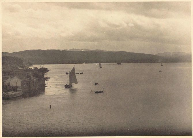 宍道湖の古写真『島根縣寫眞帖』
