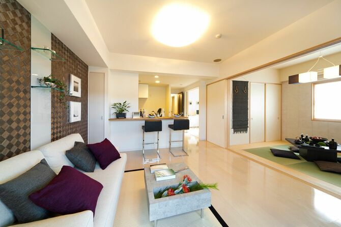 日本のリビングルーム