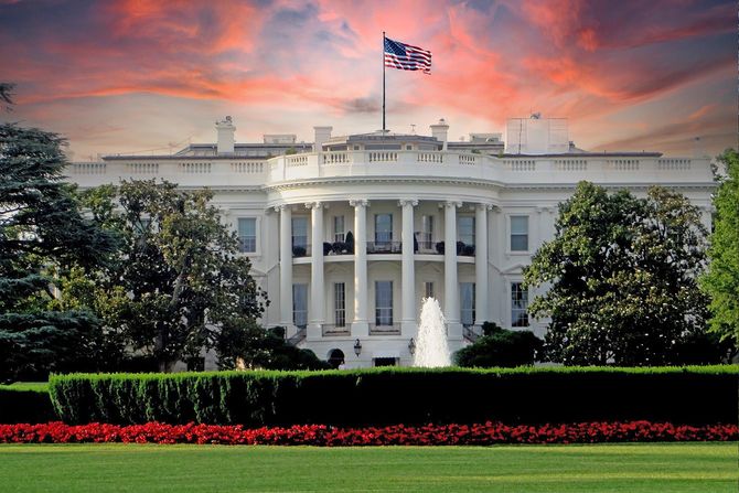 ワシントンのホワイトハウス