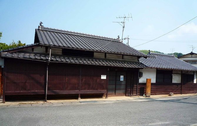 宇野千代の実家、山口県岩国市、2013年撮影
