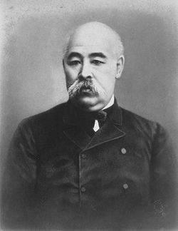 和が看護した後藤象二郎の肖像写真、1897年以前