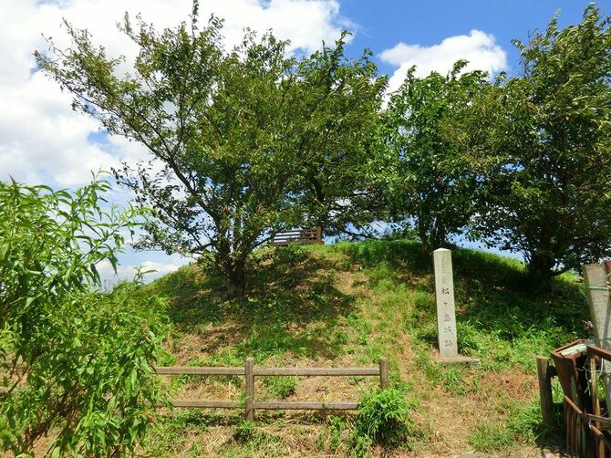 織田信雄が占拠していた伊勢の松ヶ島城跡（三重県松阪市）