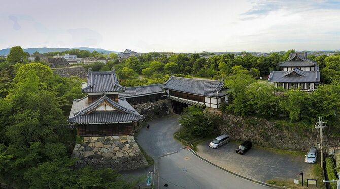 秀長が治めた大和郡山城（奈良県）