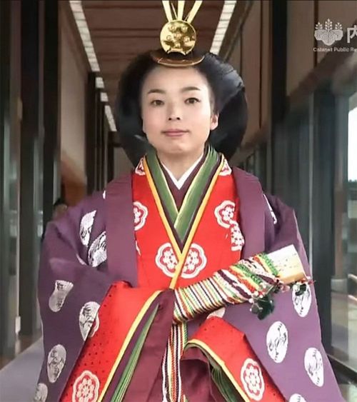 三笠宮彬子さま。「即位礼正殿の儀」（2019年10月22日）にて