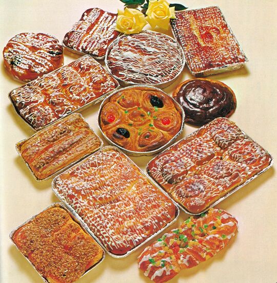 1969年のヤマザキのペストリー製品