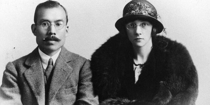 竹鶴政孝と妻のリタ