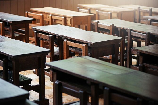日本の学校の教室