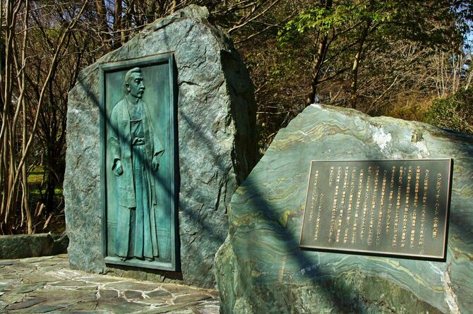 熊本市にある小泉八雲の碑
