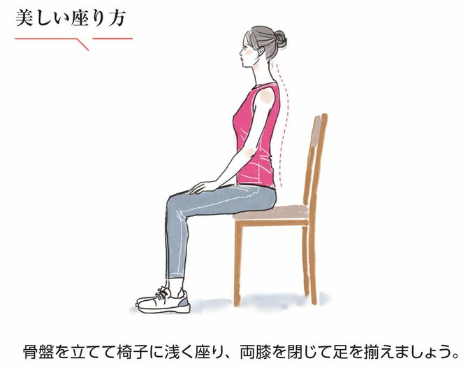 美しい座り方