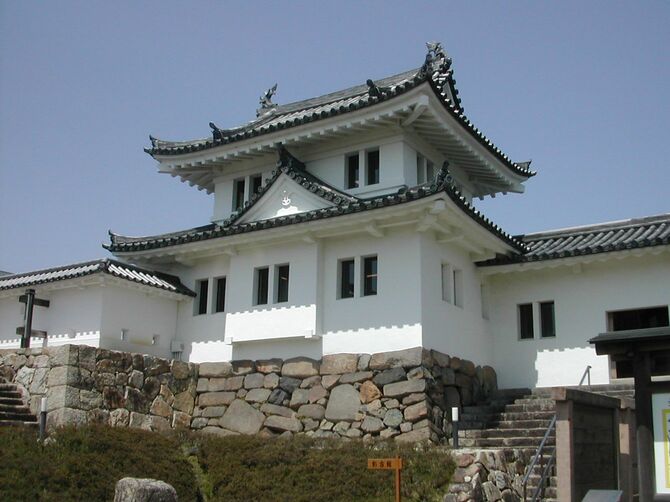 現在の舞鶴城（細川藤孝がこもった丹後田辺城）、2005年