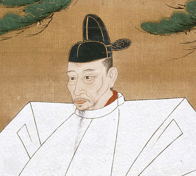 狩野光信画「豊臣秀吉像」（一部）