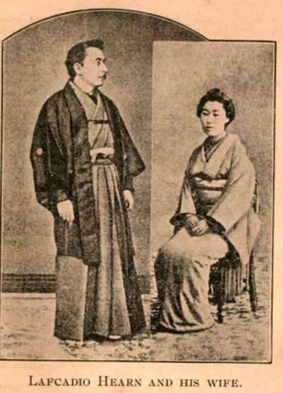 “ばけばけ”モデル小泉八雲と妻のセツ　夫婦の写真