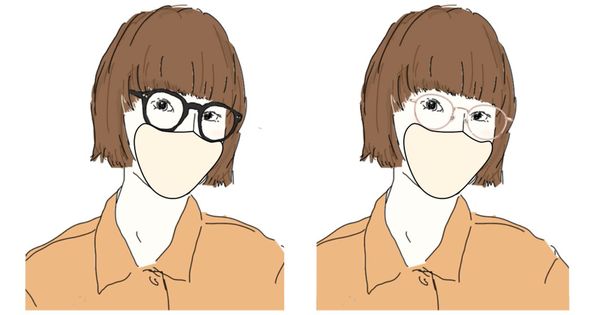 分厚い黒縁より「細いフレーム」のほうがオススメ