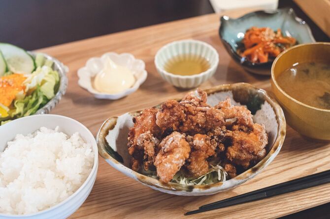 唐揚げ定食