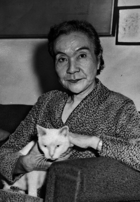 戦後は国会議員にもなった神近市子＝1960年