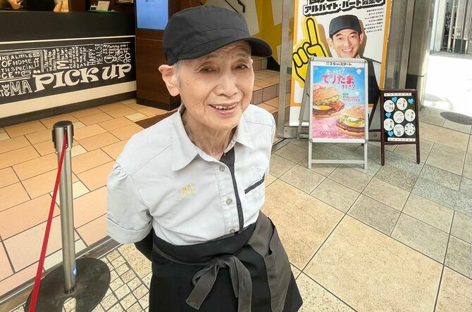92歳の現役マッククルー本田民子さん