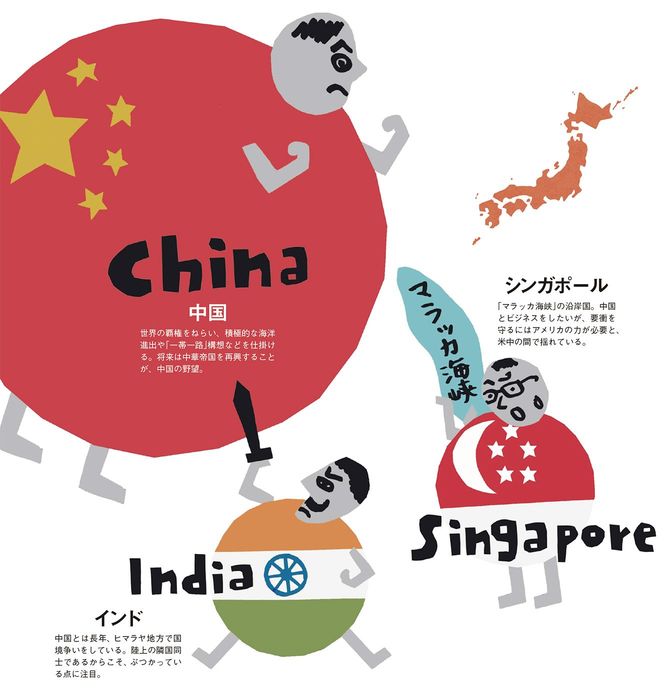 インド／シンガポール／中国
