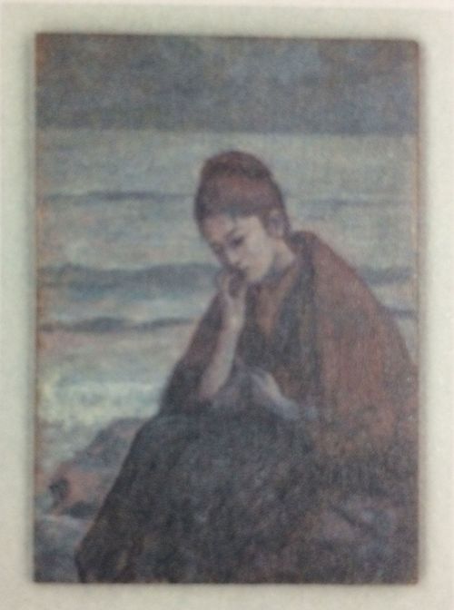 黒田清輝による『不如帰』の口絵原画「浪子像」、1900年