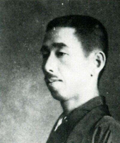 木下利玄（理玄）子爵の写真、1910年代頃（鎌倉文学館所蔵）