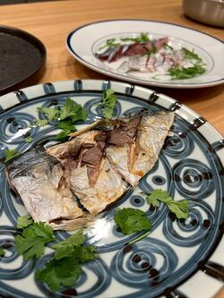 焼きが足りなかった焼き塩サバ