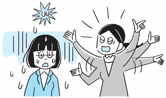 不機嫌な人に消耗させられる