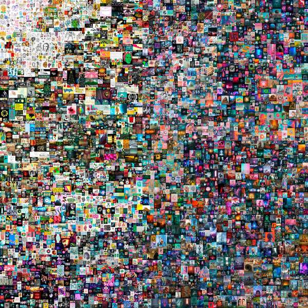 2021年3月10日に6930万ドル（約75億円）の値が付いたビープルのデジタル作品「Everydays:The First 5000 Days」