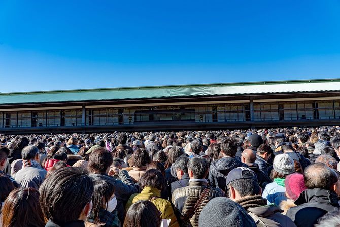 皇居での新年一般参賀（2018年1月2日）