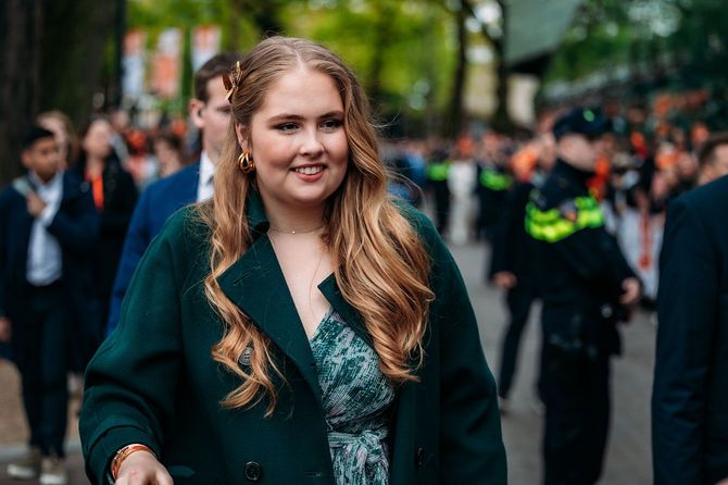 オランダ国王ウィレム・アレクサンダーの長女で、王位継承者のカタリナ＝アマリア王女（2024年）