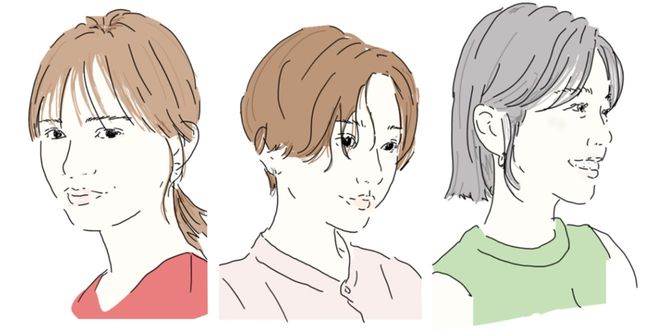 シースルーバングやセンターパートで「おでこ」と「眉毛」が見える前髪に