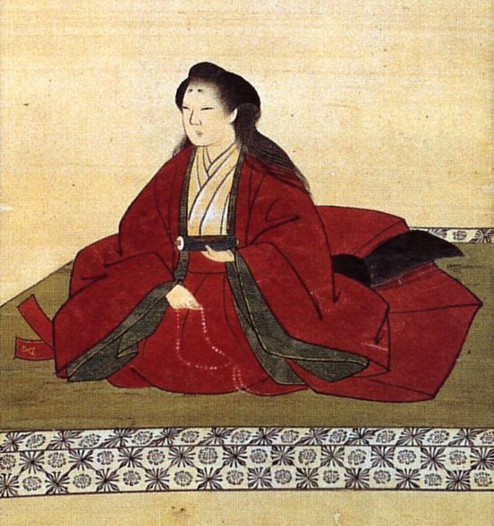 豊臣秀吉の妹、徳川家康の継室、朝日（旭）姫の肖像画