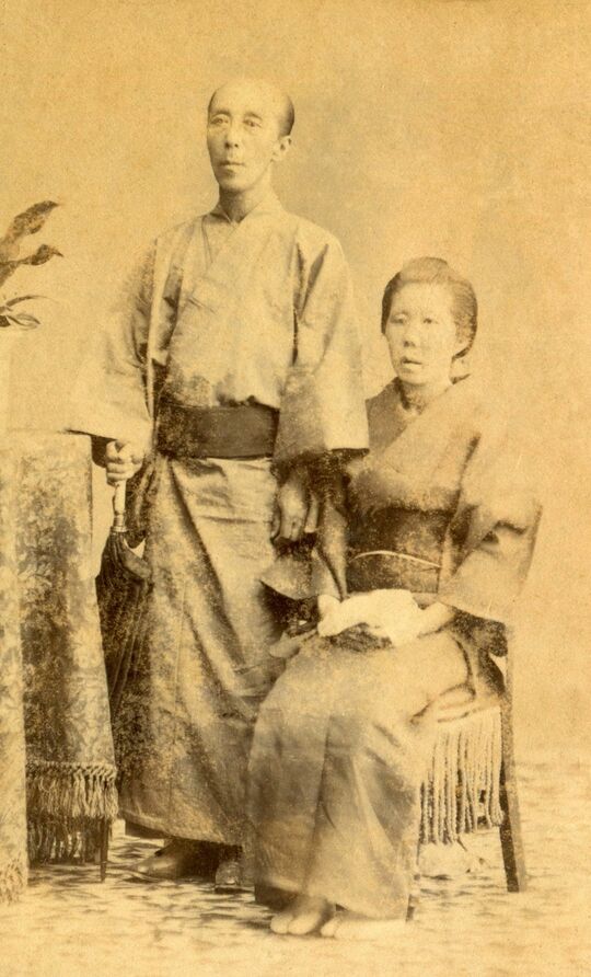 セツの養父・稲垣金十郎と養母・トミ