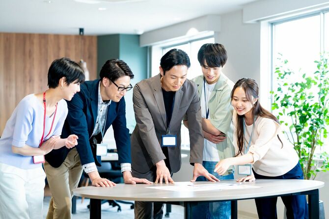 会議中のチーム