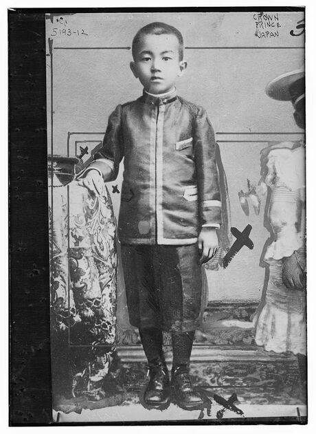 幼少期5歳頃の昭和天皇（1905年頃撮影）