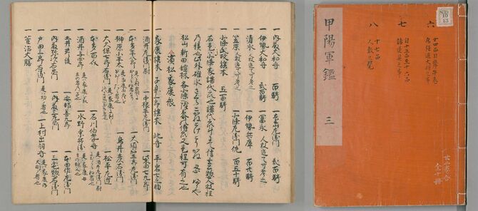 高坂弾正［著］ほか「甲陽軍鑑 19巻」［3］. 国立国会図書館デジタルコレクション