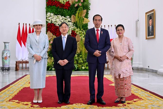 インドネシア訪問時の天皇皇后両陛下（2023年6月19日）