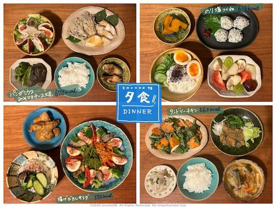 ずぬんこさんの夕食