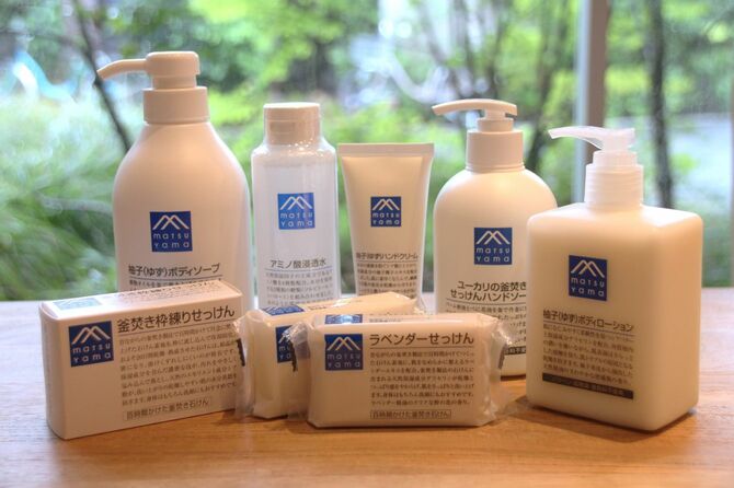 シンプルなデザインで統一されたMマークシリーズ