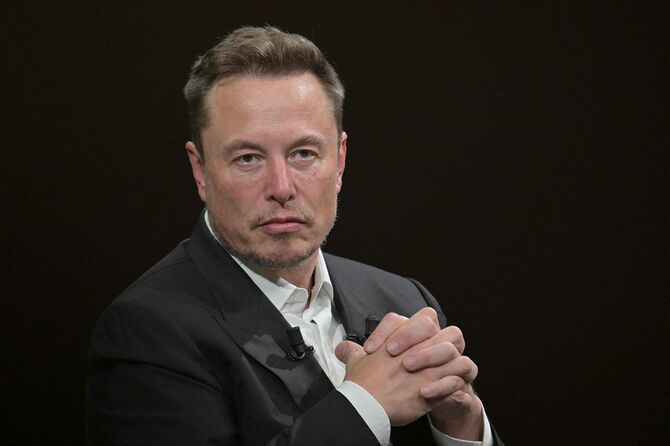 米ツイッターを買収した実業家のイーロン・マスク氏（フランス・パリ）＝2023年6月16日