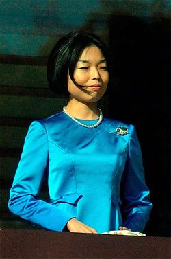 2011年1月2日、新年一般参賀に臨席された三笠宮彬子さま