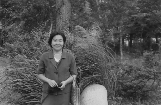 1962年9月8日　三淵嘉子、きさらぎ会例会に参加 山中湖畔「まりも荘」にて