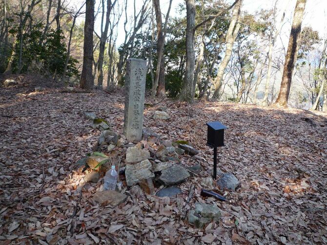 小谷城内、浅井長政の自刃の地
