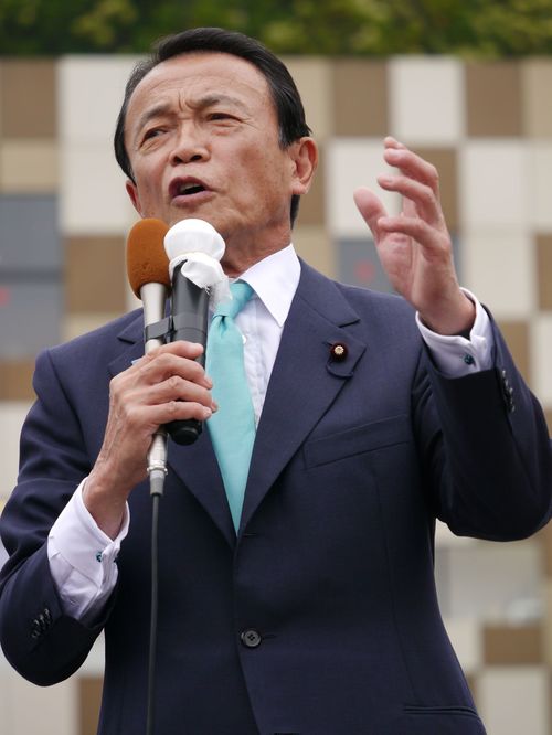 自民党の麻生太郎氏